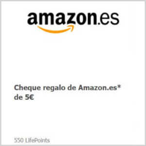 Canjea tus LifePoints con Cheques regalo de Amazon