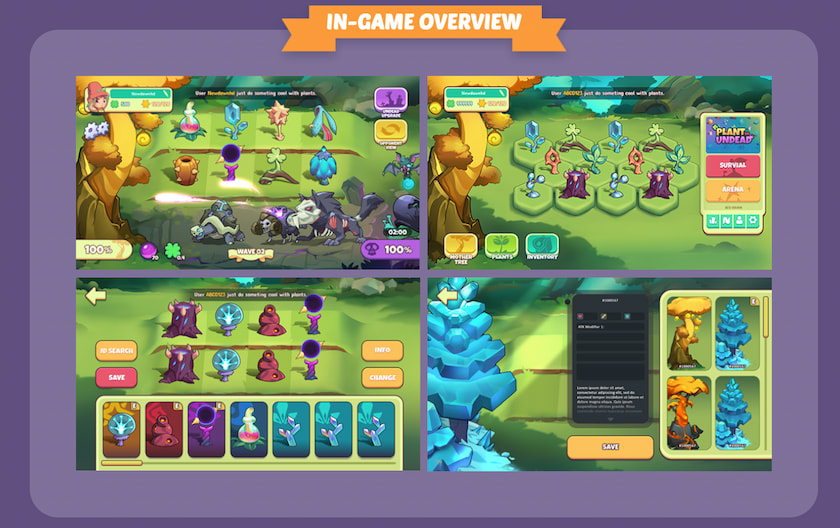 Imágenes del juego nft
