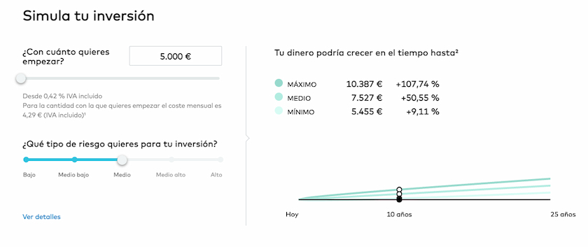 Simulador de openbank roboadvisor